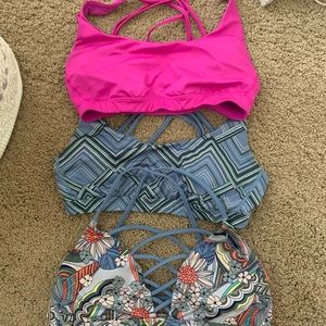 Triple pack sports bras